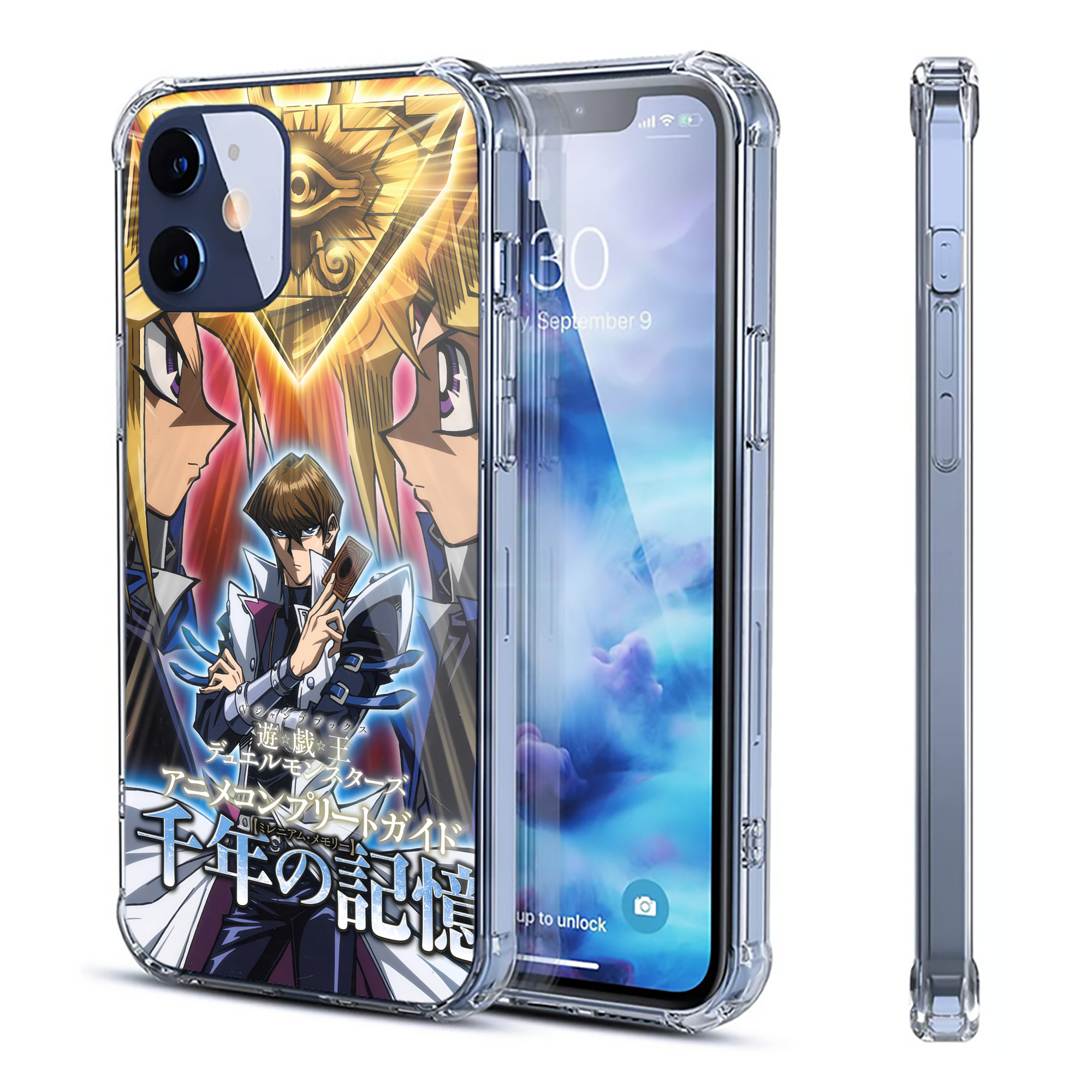 （画像用） 遊☆戯☆王 Yu-Gi-Oh! 【iPhone 12シリーズ対応】透明スマホケース（クリアソフトケース）